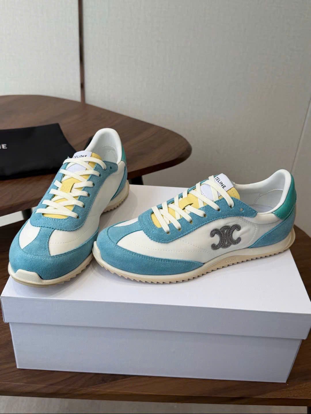 Celine Racer Sneaker In Nylon Vintage Spirit Women's Shoes - Image 2