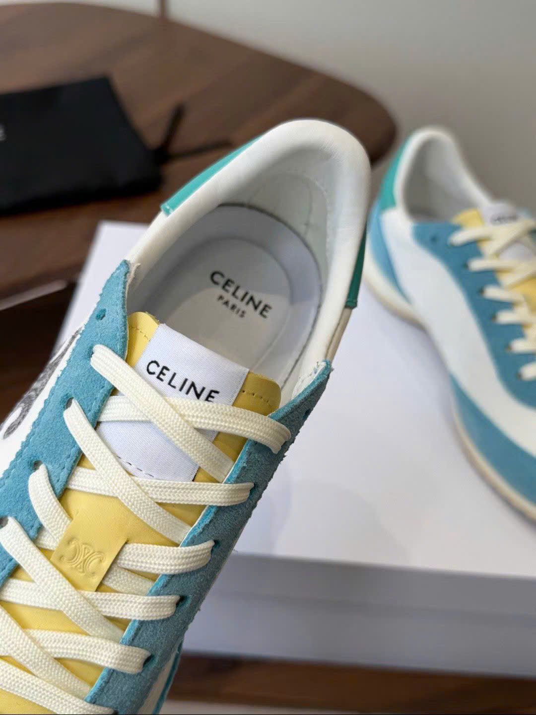 Celine Racer Sneaker In Nylon Vintage Spirit Women's Shoes - Image 4