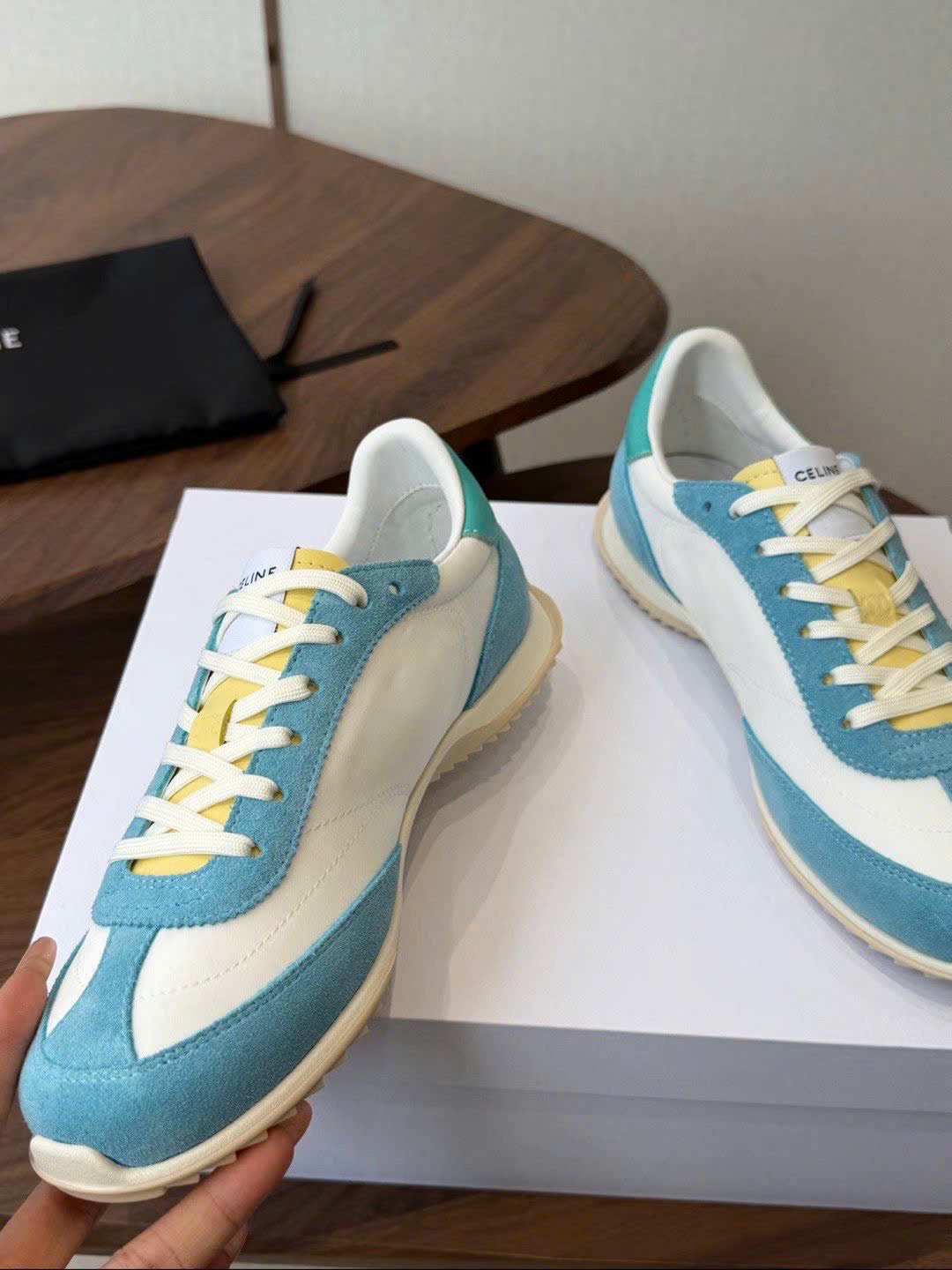 Celine Racer Sneaker In Nylon Vintage Spirit Women's Shoes - Image 6
