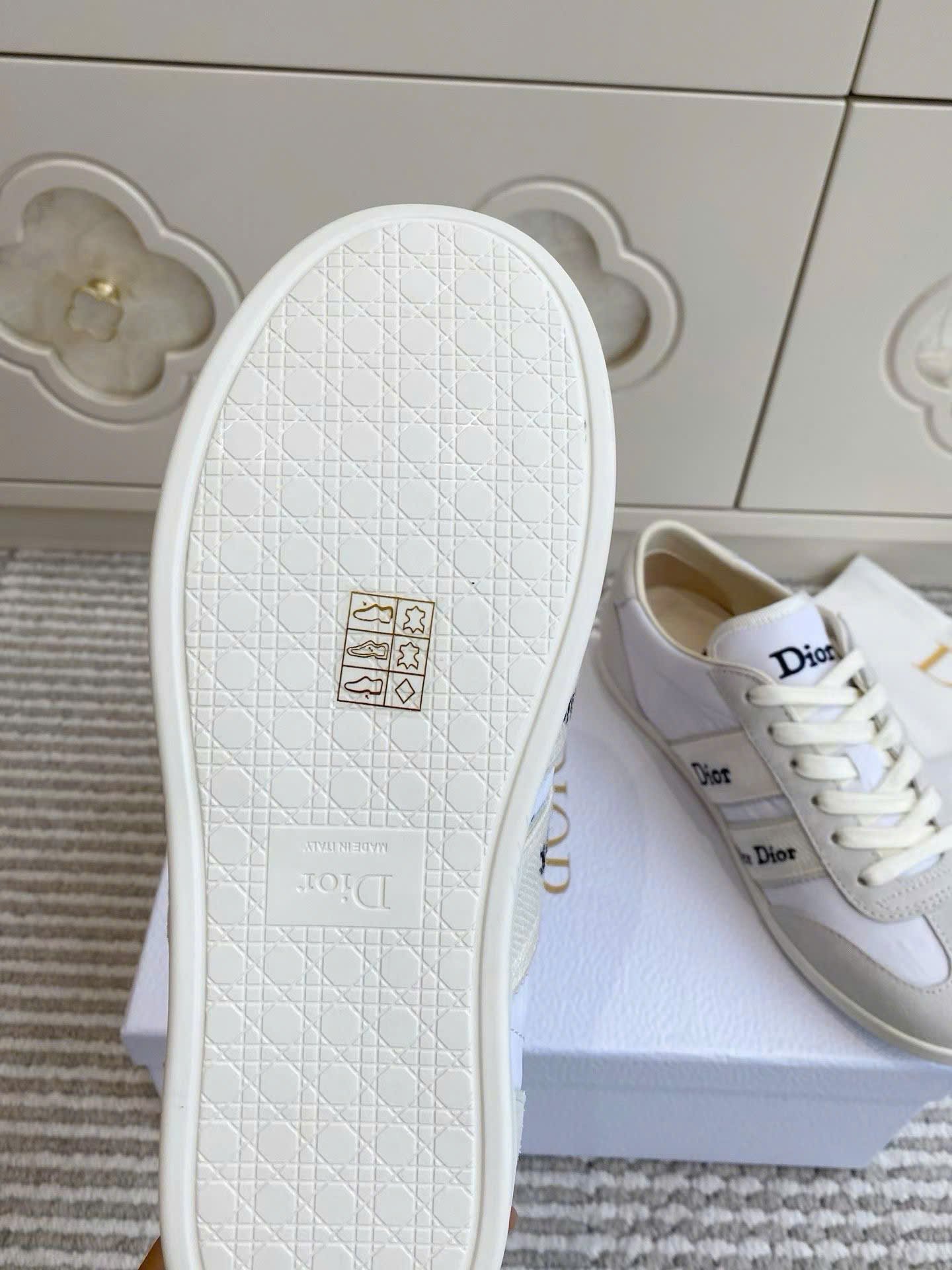 Dior Ribbon Sneaker in Suede Calfskin Women's Shoes - Image 7