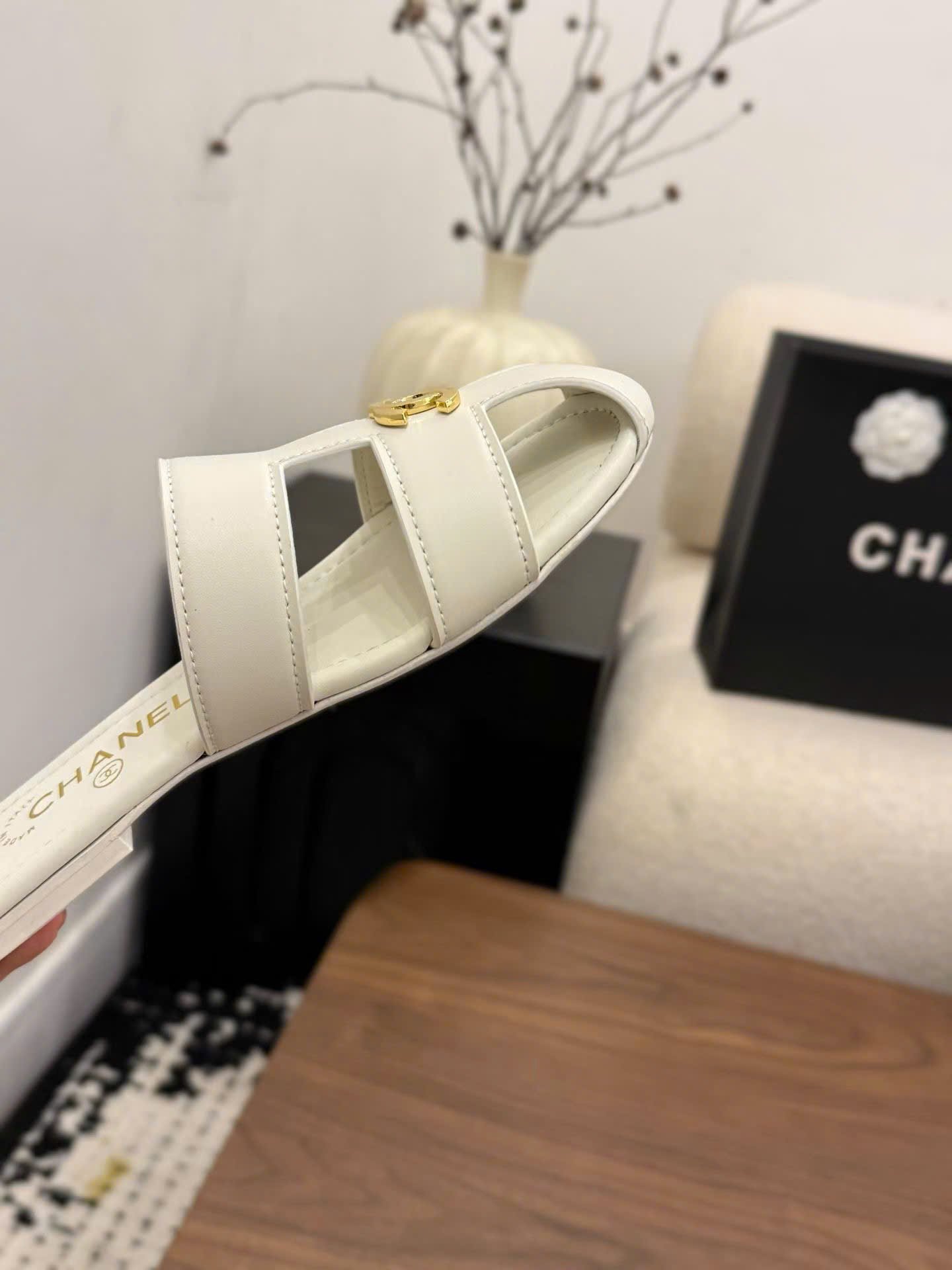 Chanel CC Logo Fisherman Women Sandals - Image 3