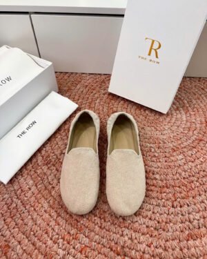 The Row Leather Loafers in Nero The Epitome of Quiet Luxury Shoes