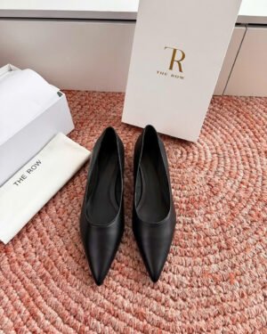 The Row Women's Real Leather Pointed-Toe Pumps Shoes