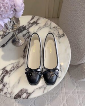 Chanel Coco Tweed Ballerina Flats Shoes