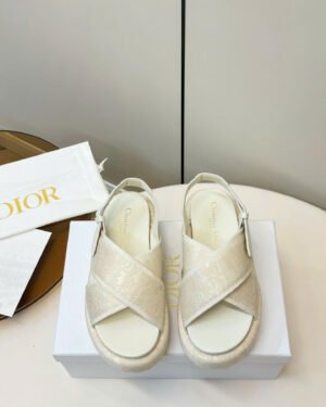 Dior D-Lane Platform Sandals 6cm