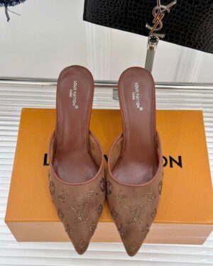 Louis Vuitton Gala Mule Shoes 8.5cm