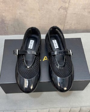 Alaïa Vienne Cut-Out Ballet Flats Quiet Luxury Shoes
