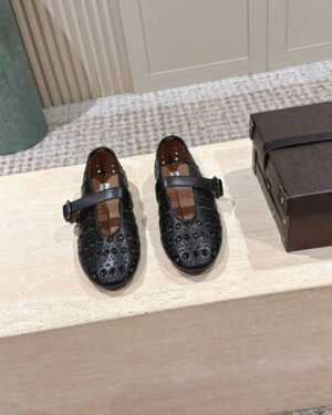 Alaïa Vienne Cut-Out Ballet Flats Quiet Luxury Shoes