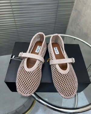 Alaïa Mesh Ballet Flats Shoes