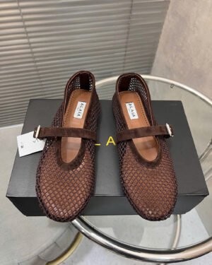 Alaïa Mesh Ballet Flats Shoes