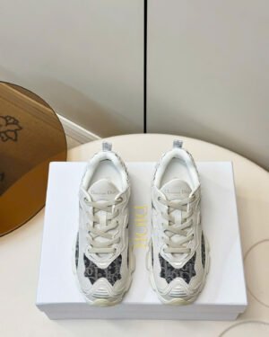 Dior Vibe Sneaker Oblique Embroidered Mesh Women's Shoes