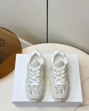 Dior Vibe Sneaker Oblique Embroidered Mesh Women's Shoes