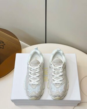 Dior Vibe Sneaker Oblique Embroidered Mesh Women's Shoes