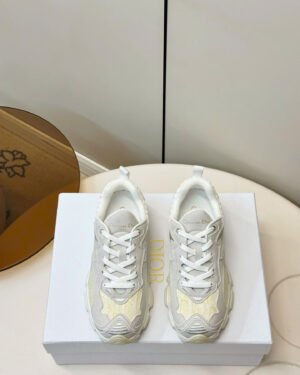 Dior Vibe Sneaker Oblique Embroidered Mesh Women's Shoes