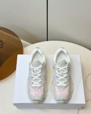 Dior Vibe Sneaker Oblique Embroidered Mesh Women's Shoes
