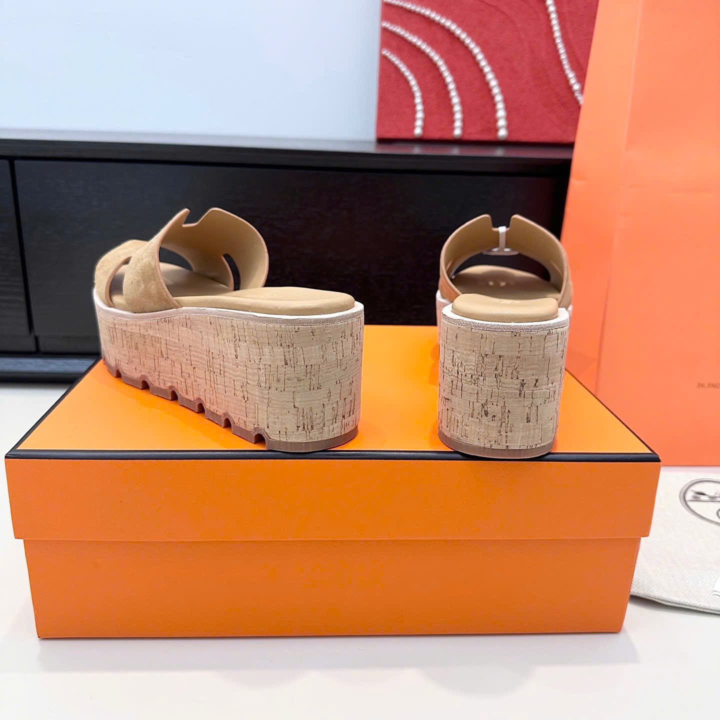 Hermès Eze 30 Platform Sandal 6cm - Image 8