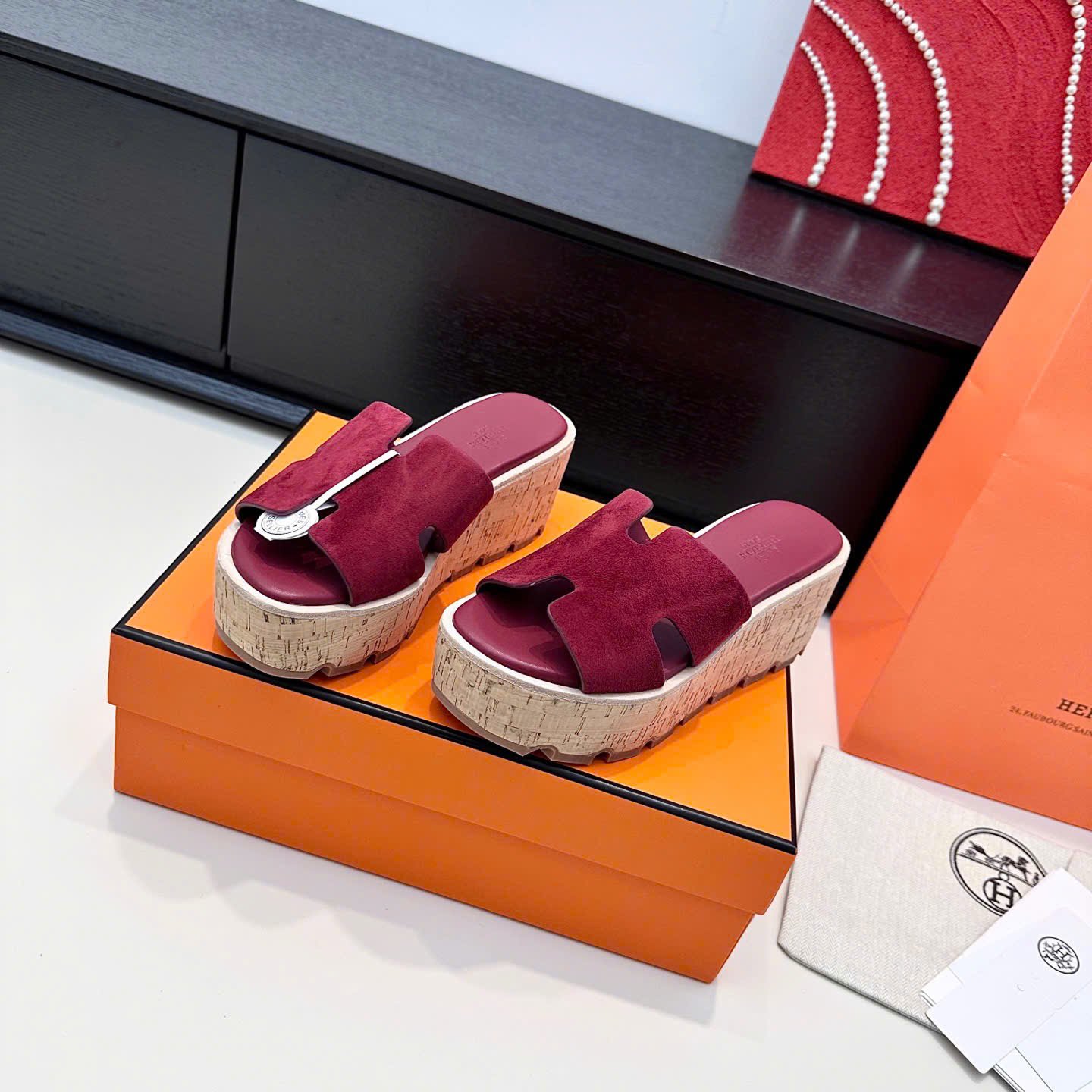 Hermès Eze 30 Platform Sandal 6cm - Image 7