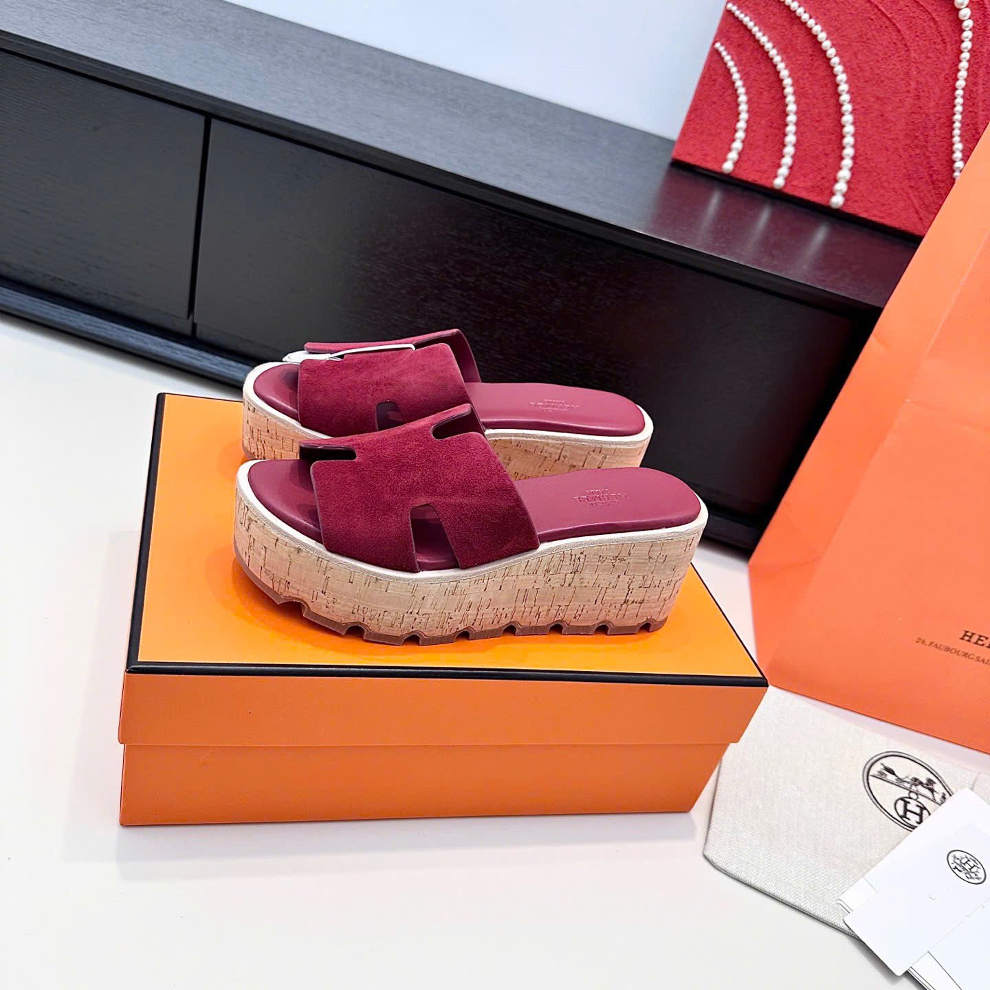 Hermès Eze 30 Platform Sandal 6cm - Image 8