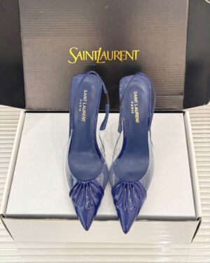 Saint Laurent Chica Slingback Pumps Shoes 10.5cm
