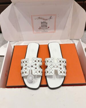 Hermès Oran Clou de Selle Studded Sandal