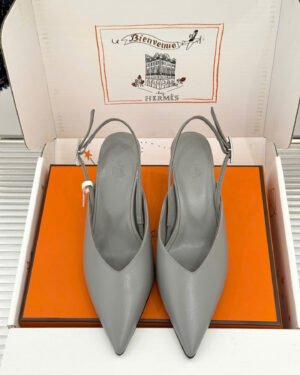 Hermès Lover 40 Slingback Pump Shoes