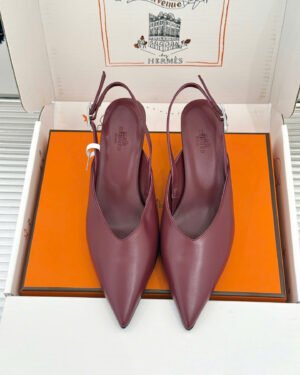 Hermès Lover 40 Slingback Pump Shoes