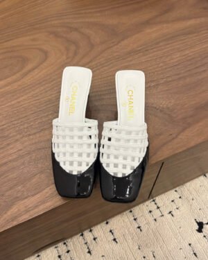 Chanel Coco Mesh Mules 6cm