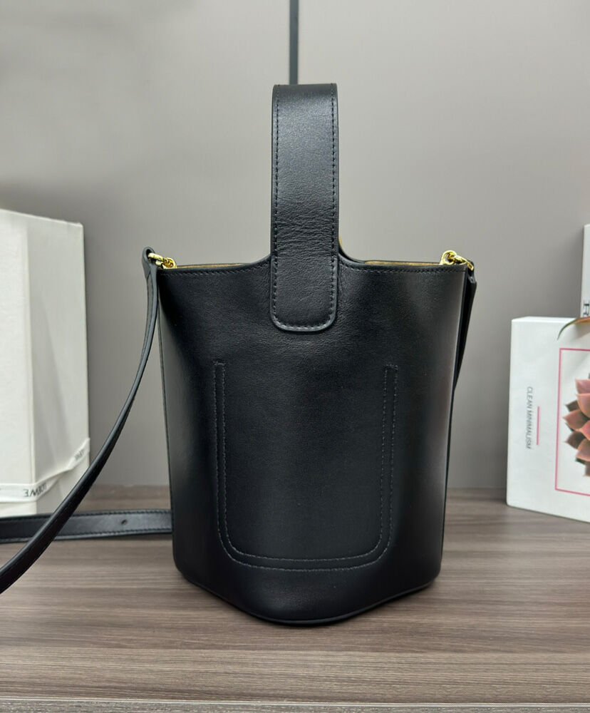 Loewe Mini Pebble Bucket Bag In Mellow Calfskin - Image 4