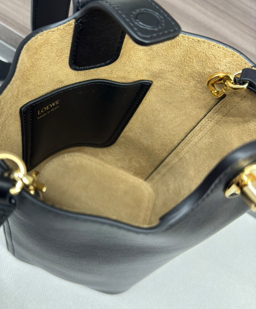 Loewe Mini Pebble Bucket Bag In Mellow Calfskin - Image 8
