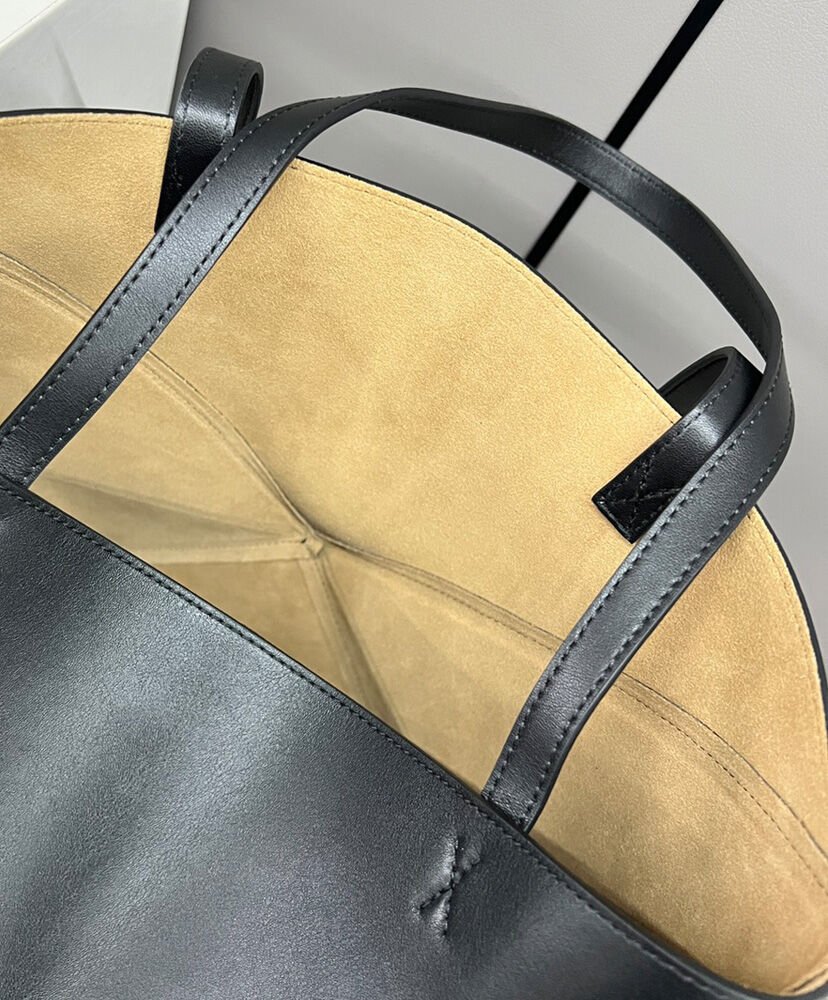 Loewe Puzzle Fold Tote In Shiny Calfskin - Image 10