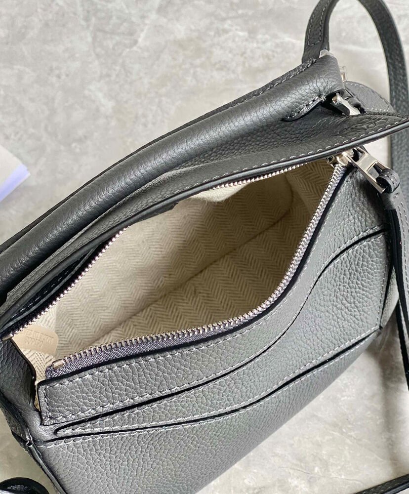 Loewe Mini Puzzle Bag In Soft Grained Calfskin - Image 9