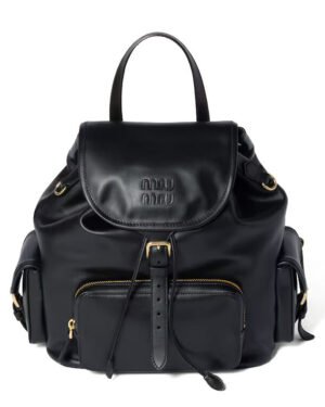 Miumiu Leather Backpack Bags