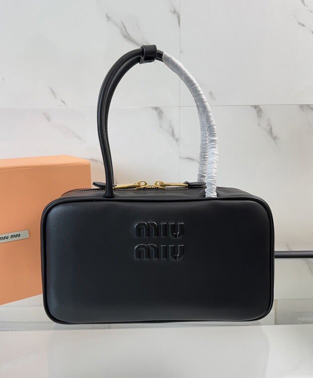 Miumiu Beau Leather Top-handle Bag 5BB172 - Image 2