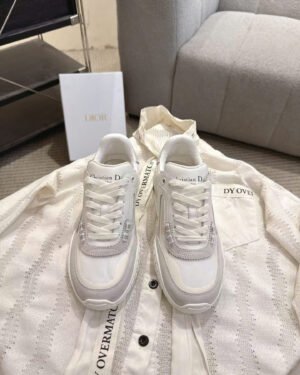 Dior Tech Sneaker in Suede Calfskin Women's Shoes