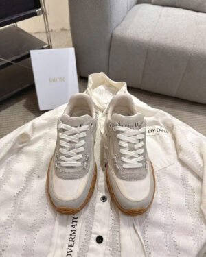 Dior Tech Sneaker in Suede Calfskin Women's Shoes