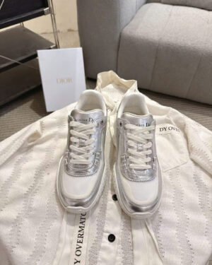 Dior Tech Sneaker in Suede Calfskin Women's Shoes