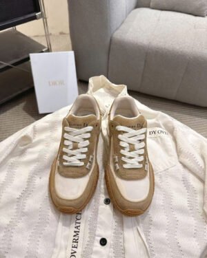 Dior Tech Sneaker in Suede Calfskin Women's Shoes