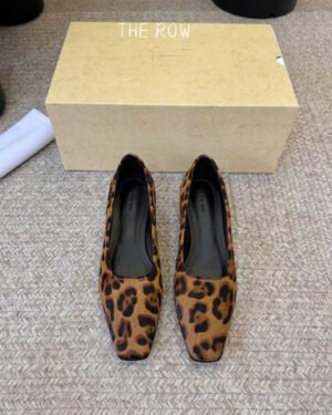 The Row June Suede Wedges in Espresso Shoes