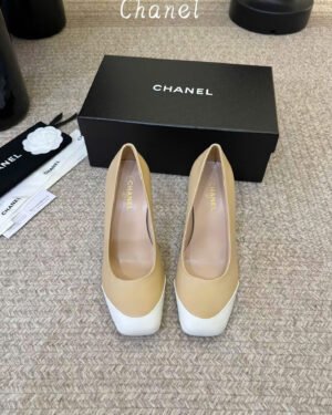 Chanel Iridescent Lambskin Heeled Pumps Shoes