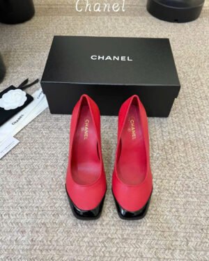 Chanel Iridescent Lambskin Heeled Pumps Shoes