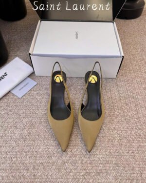 Saint Laurent L'entracte Slingback Pumps Shoes 6cm