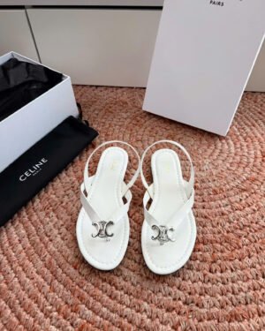 Celine Biki Sandal In Calfskin