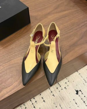 Chanel Mary Janes - Crocodile Embossed Patent Calfskin