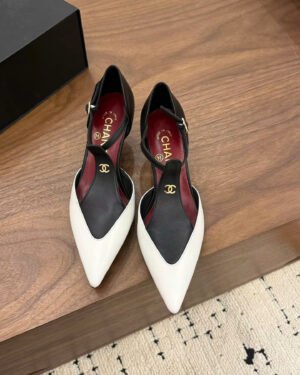 Chanel Mary Janes - Crocodile Embossed Patent Calfskin