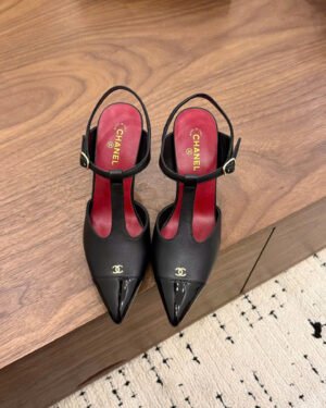 Chanel Coco Mary janes Slingback Shoes 9cm