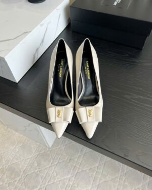 Saint Laurent Leather Anais YSL Pumps Shoes 7cm