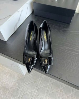 Saint Laurent Leather Anais YSL Pumps Shoes 7cm
