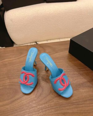 Chanel Coco Mules Lambskin Sandals 10cm