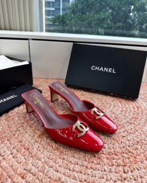 Chanel Interlocking CC Logo Mule