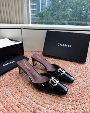 Chanel Interlocking CC Logo Mule